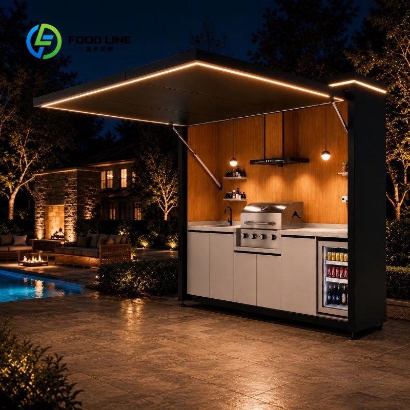 Smart Garden Sheds - Großhandel OEM Wasserdichtes Smart-Elektro-BBQ-Grill-Set für Terrasse,