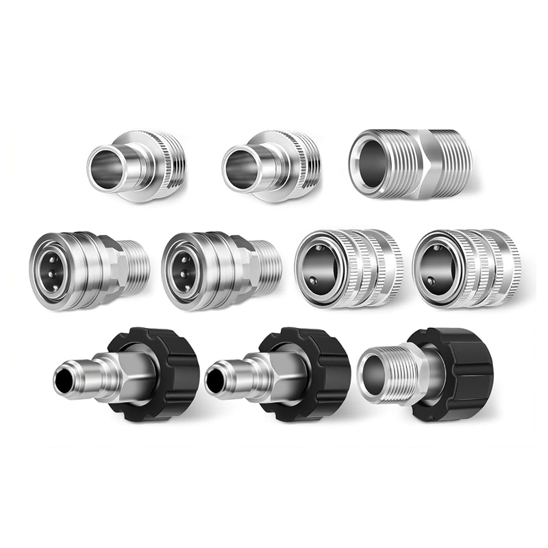 Smart Garden Kit - 10PCS Hochdruckreiniger-Adapter-Set M22-14mm auf 3/8