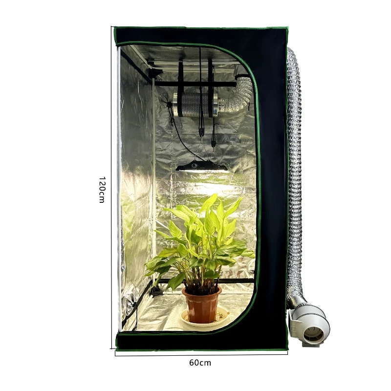 Grow Tent Complete Kit - 60*60*160cm Pflanzzelt + Board Plus LED-Pflanzenlampen