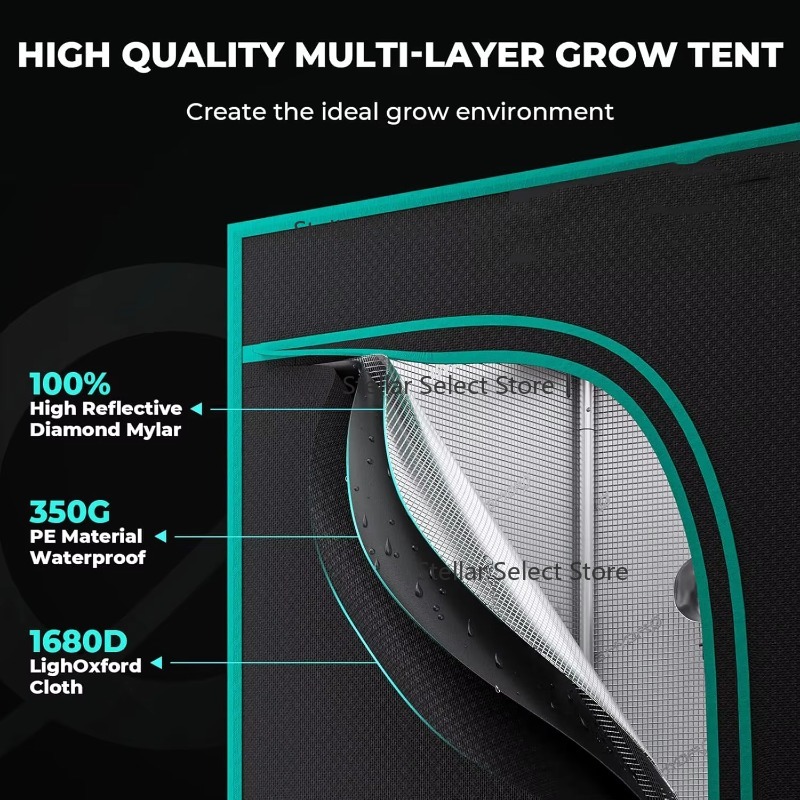 Großes Gewächshaus-Set für den – Grow Tent Complete Kit Bewertung und Preis