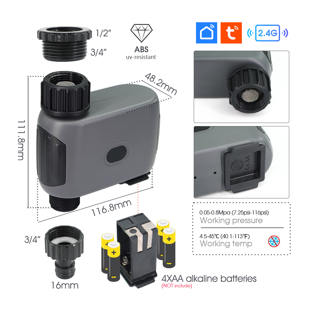 Tuya Smart Wifi Timer – Fernge – Smart Garden Irrigation System Bewertung und Preis