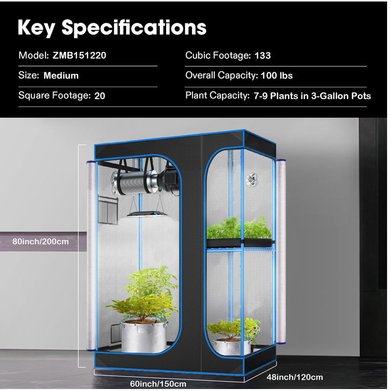 C3 Gewächshaus Indoor Grow Ten – Grow Tent Complete Kit Bewertung und Preis