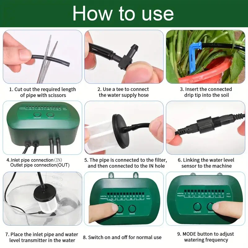 Intelligentes Solarbewässerung – Smart Garden Accessories Bewertung und Preis