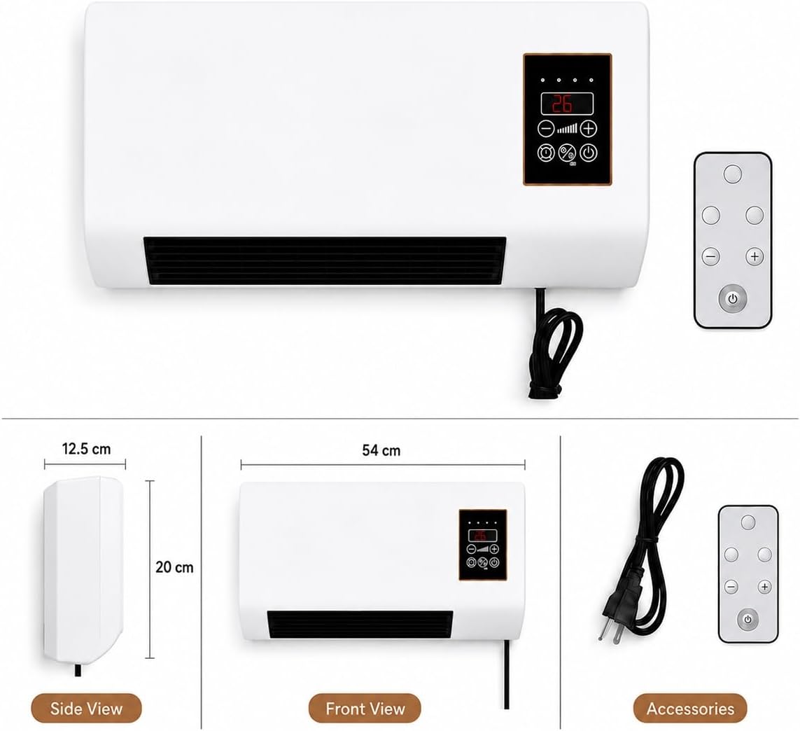1800W Wandmontierte Klimaanlag – Smart Garden Rooms Bewertung und Preis